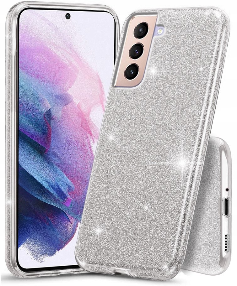 Etui do Samsung Galaxy S21+ Plus CASE BROKAT SZKŁO