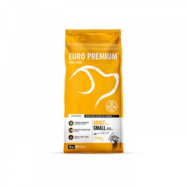 EURO PREMIUM SUCHA KARMA PSA KURCZAK RYŻ 3KG MAŁE RASY