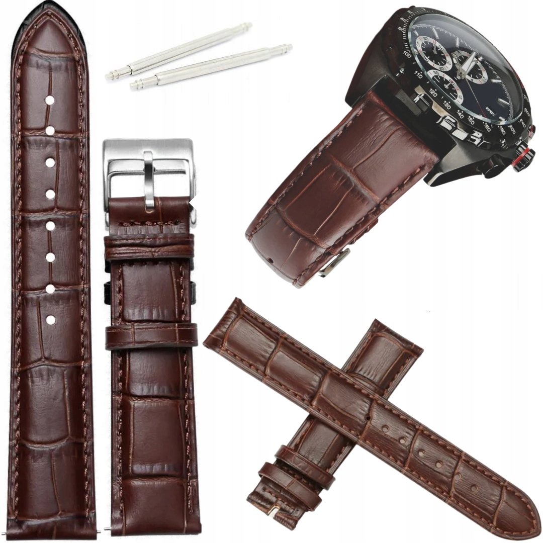 Pasek Skórzany Smartwatch Samsung Huawei Xiaomi