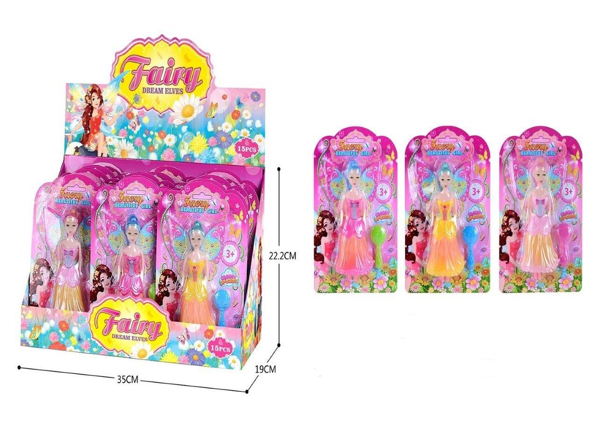 Lalka wróżka mix wzorów