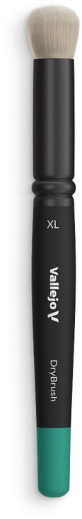 Vallejo B07004 Pędzel Naturalny Xl, Dry Brush, Natural Hair Dry, Extra-Large