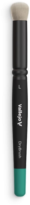 Vallejo B07003 Pędzel Naturalny L, Dry Brush, Natural Hair Dry, Large