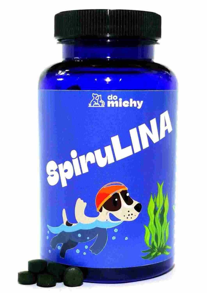 SpiruLINA 600 tabletek dla psa i kota.