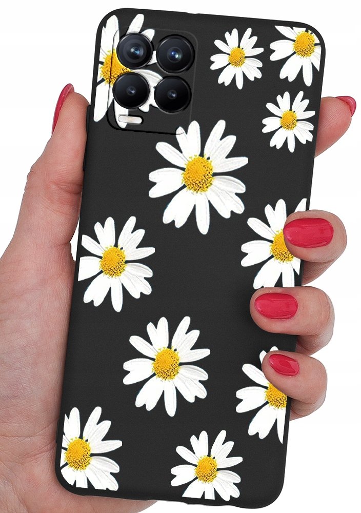 ETUI CASE WZORY + SZKŁO 9H do Realme 8 / 8 Pro