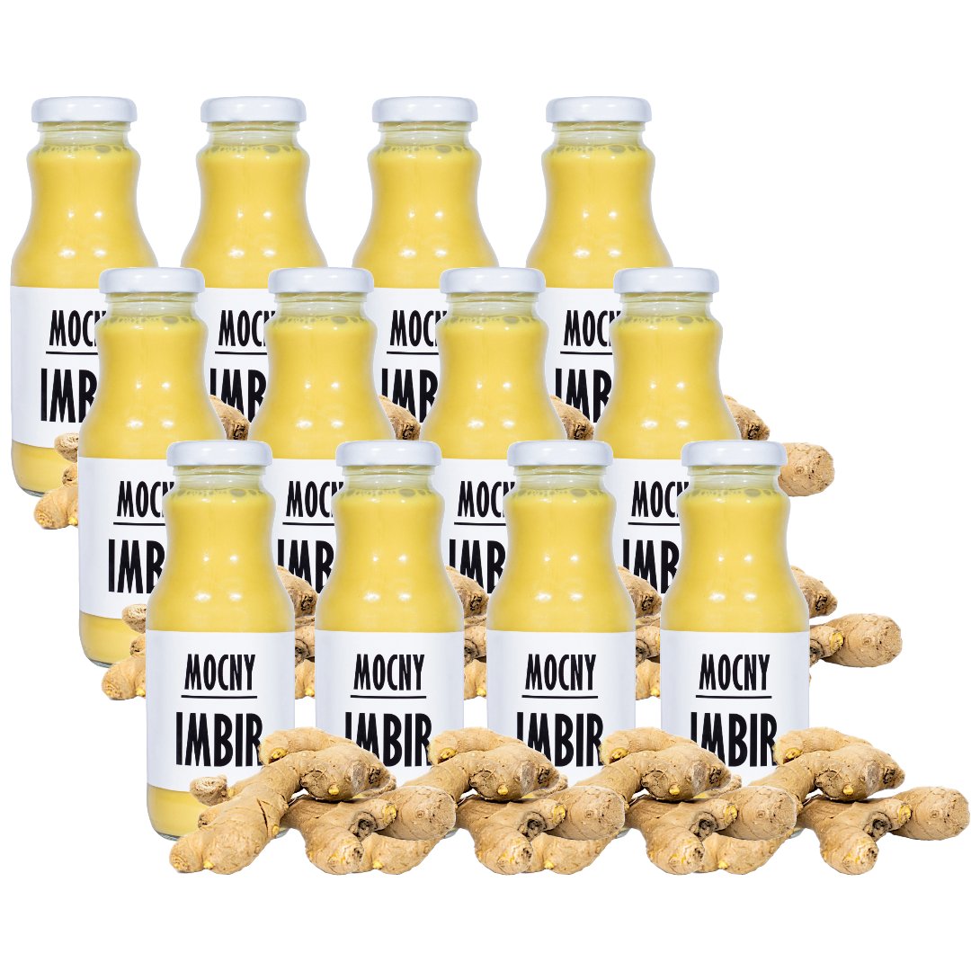 12x Naturalny sok wyciskany NFC Imbir Sadvit 250ml