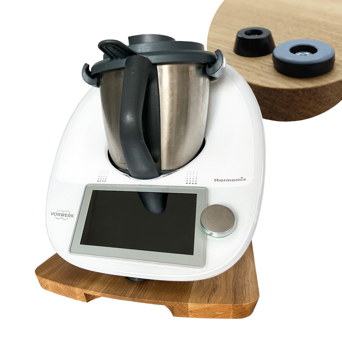 Podstawka pod THERMOMIX TM5 TM6 Deska drewniana DĘBOWA