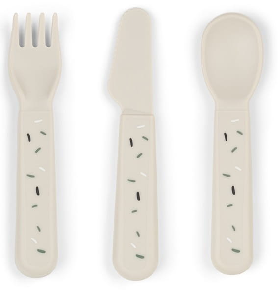 Sztućce Dla Dzieci Foodie Happy Dots Sand Done By Deer