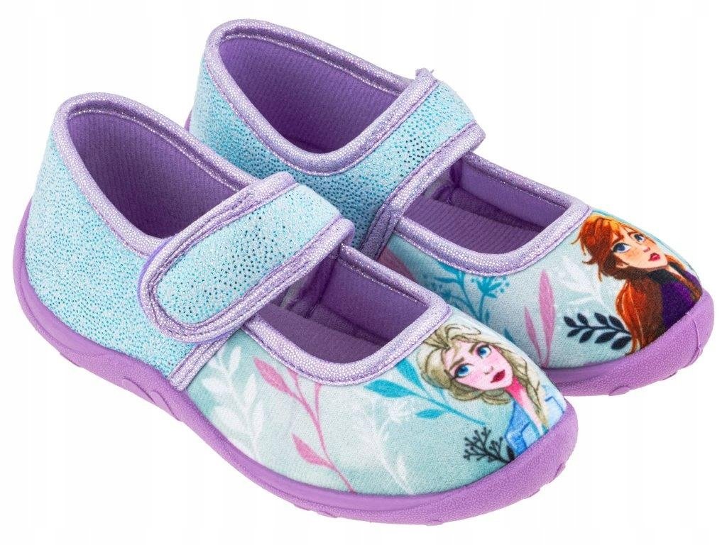 Pantofle Kraina Lodu Piękne Kapcie Dla Dziewczynki Do Przedszkola Na Bal 27