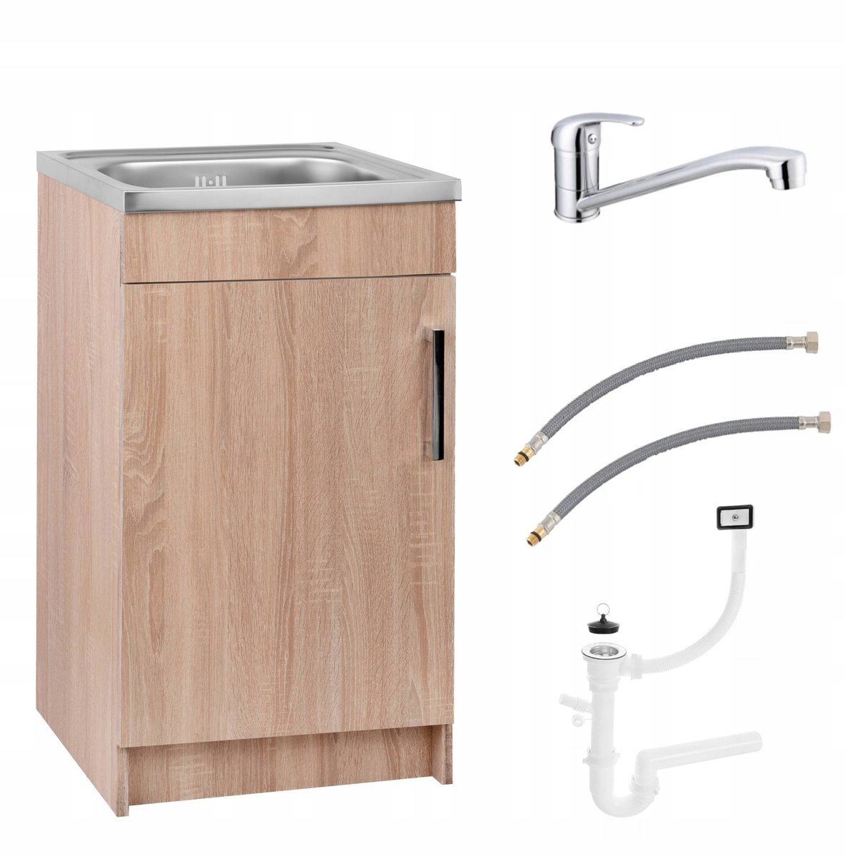 Szafka Pod Zlewozmywak Sonoma Zlew Deante 50 X 40 Bateria Syfon Mocowania