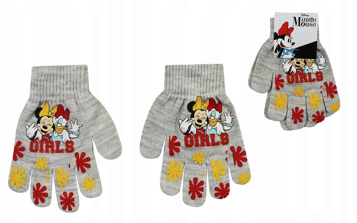 MYSZKA MINNIE RĘKAWICZKI DLA DZIECKA DLA DZIEWCZYNKI DISNEY CIEPŁE
