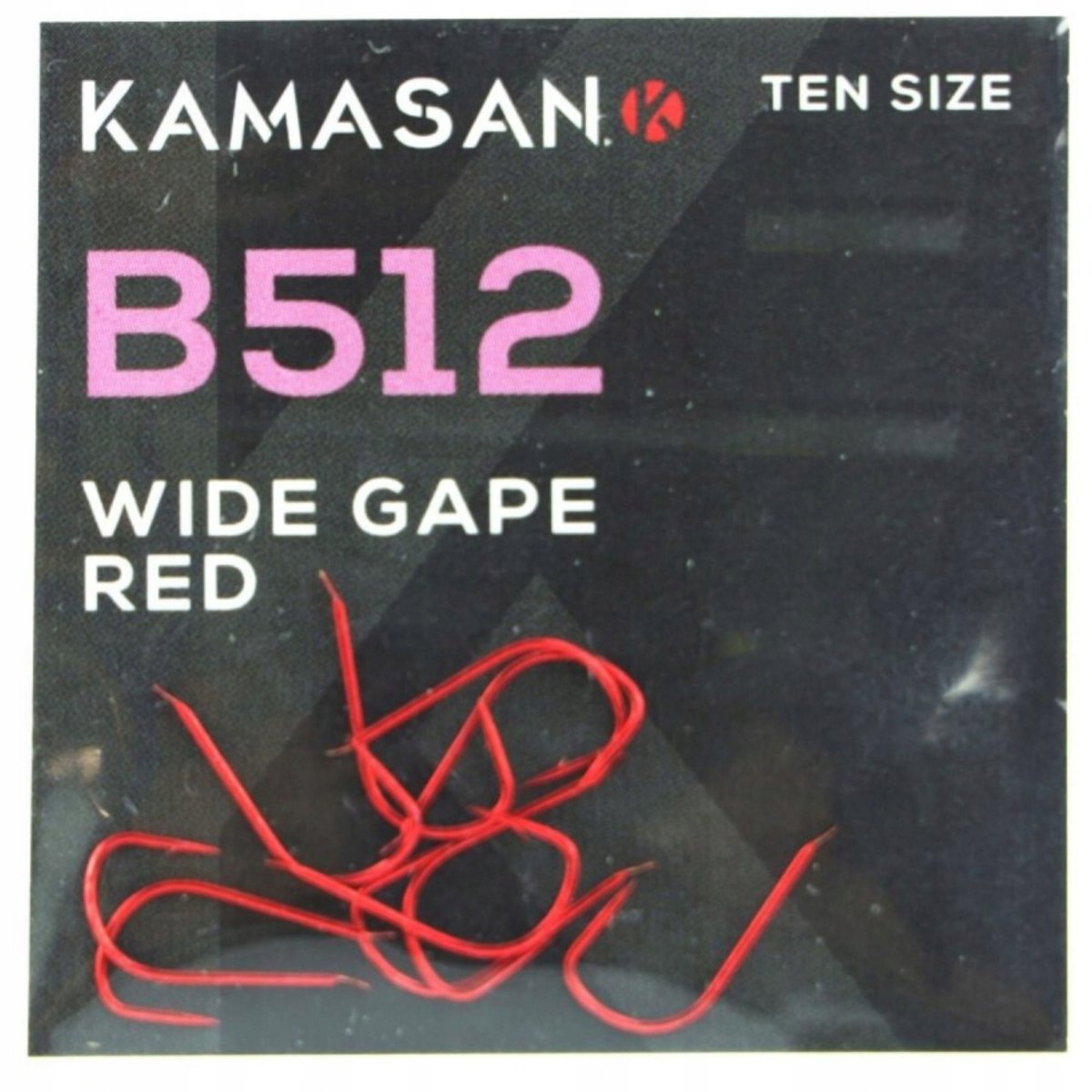 Haczyki Z Zadziorem Kamasan Spade Red B512 Nr 18