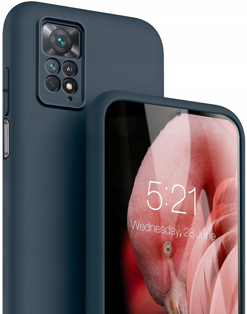 Etui Silicone + Szkło do Xiaomi Redmi Note 11 Pro