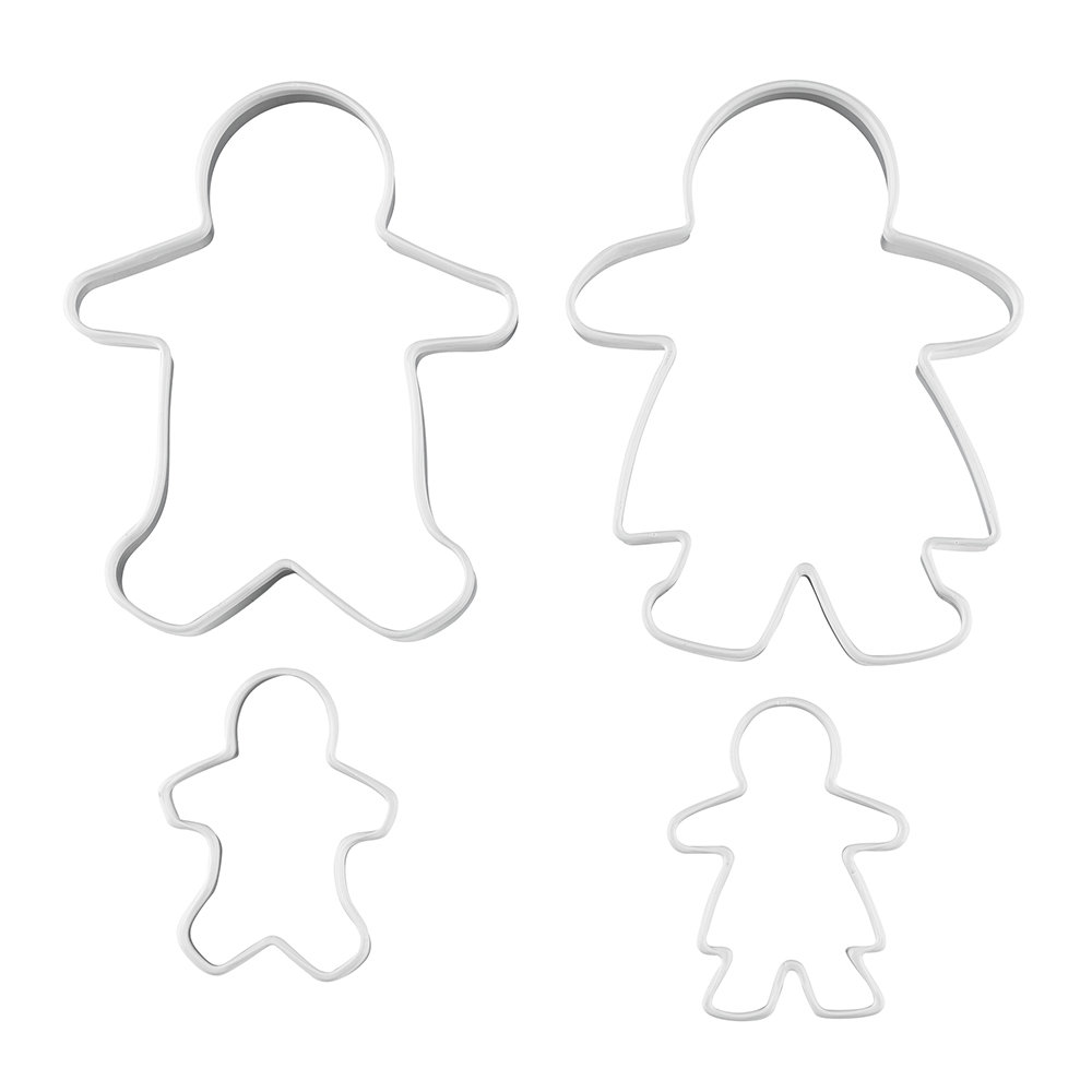 Kpl. 4 Wykrawaczy Nierdzewnych Ciastuś