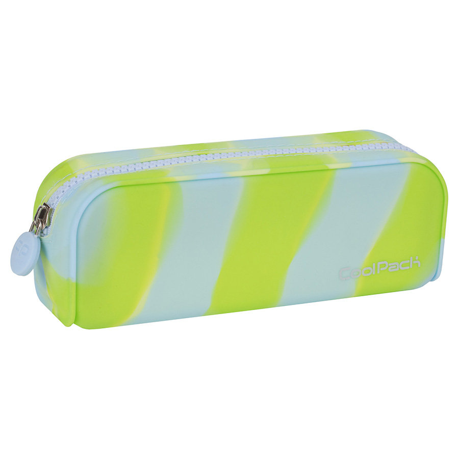 Piórnik Szkolny Silikonowy Coolpack Zebra Silicone Lime Z11770
