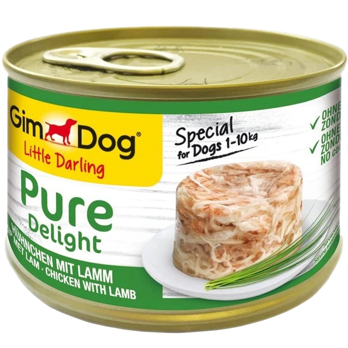 Gimdog Pure Delight 150G  - Karma Dla Małych Psów Kurczak I Jagnięcina W Galarecie