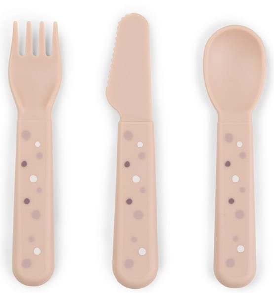 Sztućce Dla Dzieci Foodie Happy Dots Powder Done By Deer