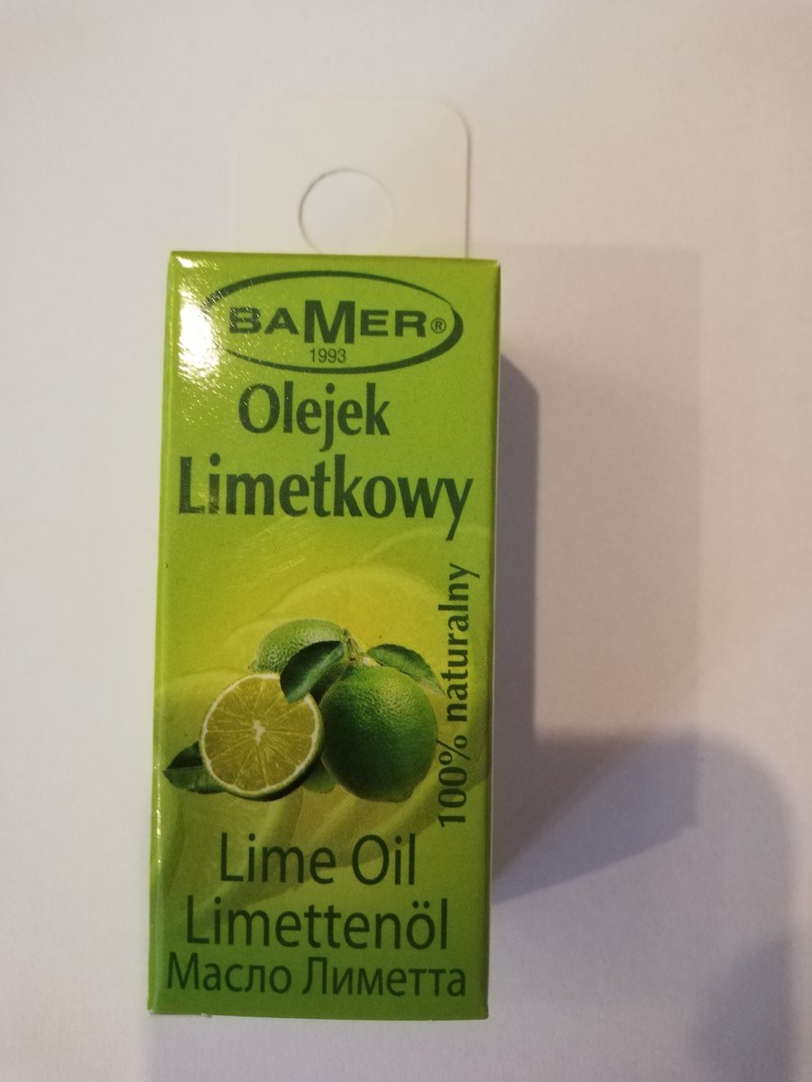 Bamer, Olejek LIMETKOWY, 7 ml na przeziębienie