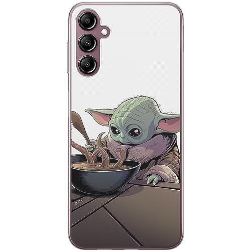 ERT GROUP etui na telefon Samsung A14 4G/5G, case oryginalny i oficjalnie licencjonowany przez Star Wars, wzór Baby Yoda 027, optymalnie dopasowane, plecki z TPU