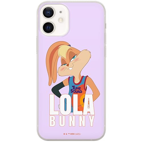 ERT GROUP etui na telefon Iphone 12 Mini, case oryginalny i oficjalnie licencjonowany przez Looney Tunes, wzór Space Jam 021, optymalnie dopasowane, plecki z TPU