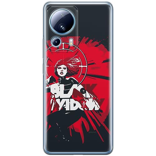 ERT GROUP etui na telefon Xiaomi 13 LITE/CIVI 2, case oryginalny i oficjalnie licencjonowany przez Marvel, wzór Black Widow 005, optymalnie dopasowane, plecki z TPU