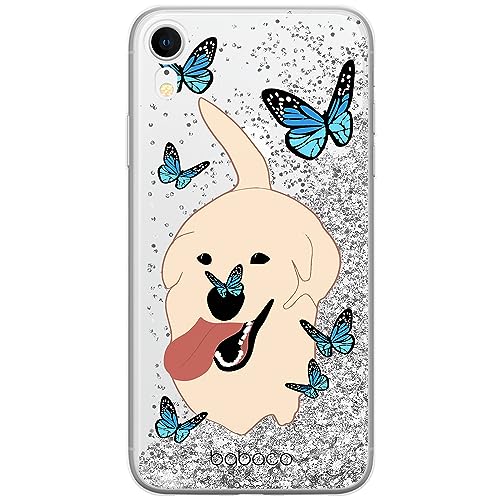 ERT GROUP etui na telefon Apple Iphone XR, case oryginalny i oficjalnie licencjonowany przez Babaco, wzór Dogs 011, optymalnie dopasowane, z efektem płynnego brokatu