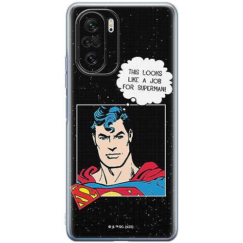 ERT GROUP etui na telefon Xiaomi MI 11i/ REDMI K40/K40 PRO/POCO F3/ F3 PRO, case oryginalny i oficjalnie licencjonowany przez DC, wzór Superman 037, optymalnie dopasowane, plecki z TPU