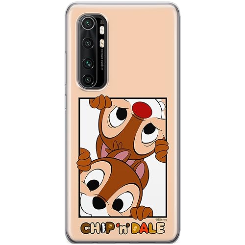 ERT GROUP etui na telefon Xiaomi MI NOTE 10 Lite, case oryginalny i oficjalnie licencjonowany przez Disney, wzór Chip & Dale 005, optymalnie dopasowane, plecki z TPU