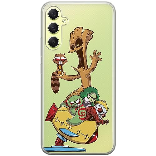 Etui Strażnicy Galaktyki 020 Marvel Nadruk częściowy Przeźroczysty Producent: Samsung, Model: A34 5G