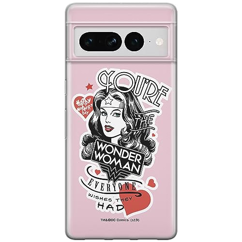 Etui Wonder Woman 014 DC Nadruk pełny Różowy Producent: Google, Model: PIXEL 7 PRO