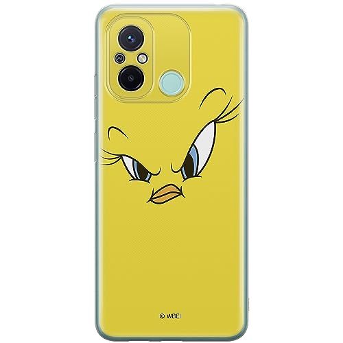 ERT GROUP etui na telefon Xiaomi REDMI 12C/ REDMI 11A, case oryginalny i oficjalnie licencjonowany przez Looney Tunes, wzór Tweety 001, optymalnie dopasowane, plecki z TPU