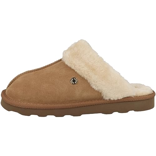 s.Oliver Damskie kapcie 5-27100-41, koniak, 42 EU