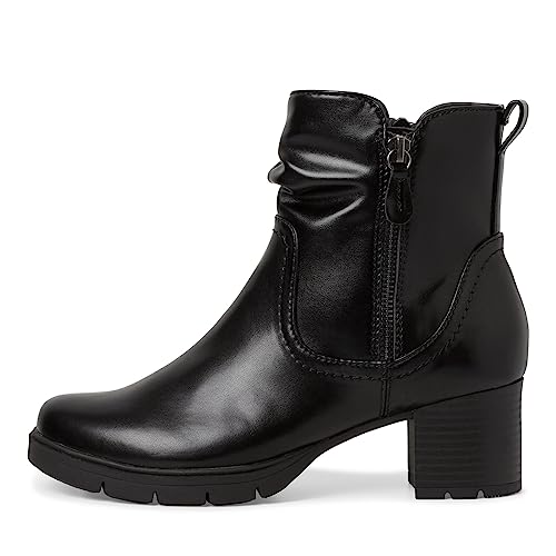 Jana Damskie Softline 8-25362-41 wygodne uniwersalne buty klasyczne buty na co dzień botki, czarny, 37 EU Weit