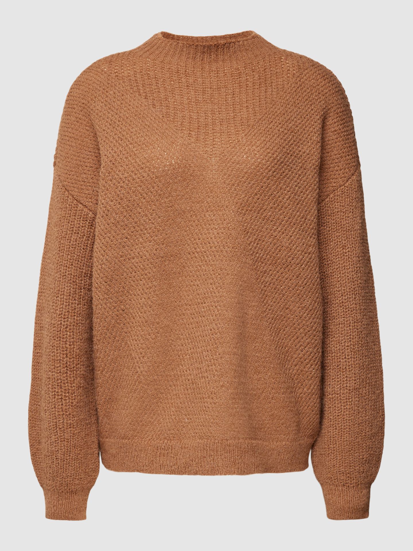 Sweter z dzianiny z fakturowanym wzorem model ‘ALISA’