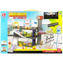 Parking Szpital na baterie  z akcesoriami metalowymi MEGA CREATIVE 526140