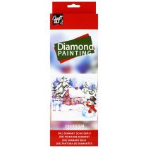 Mozaika cekinowa 30x40 cm samoprzylepna diamenty Zima 102849 BEM