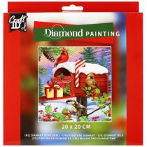 Mozaika cekinowa 20x20 cm samoprzylepna diamenty Zima 102580 BEM