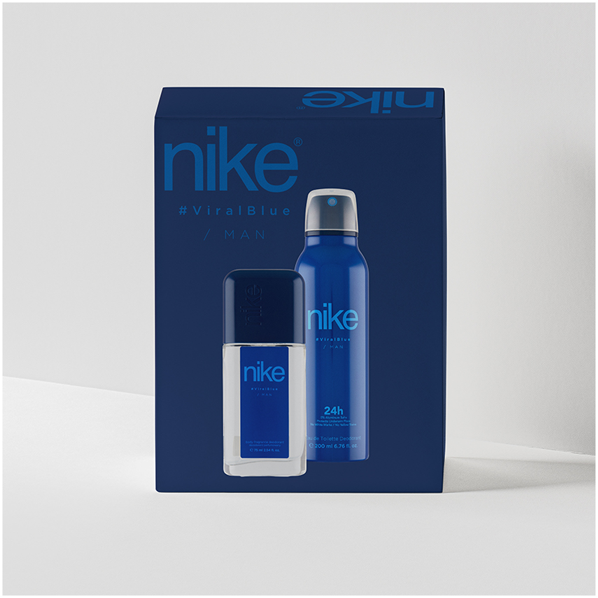 zestaw: perfumowany dezodorant męski, 75 ml + dezodorant w sprayu, 200 ml