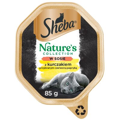 Sheba Karma Nature w sosie z kurczak i papryką 85g