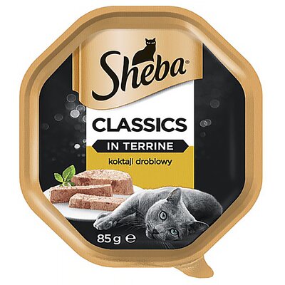 Sheba Classics Karma z koktajlem drobiowym w pasztecie dla kota 85g