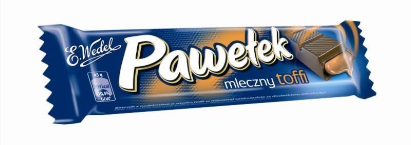 Baton Pawełek Toffi 45 g E.Wedel