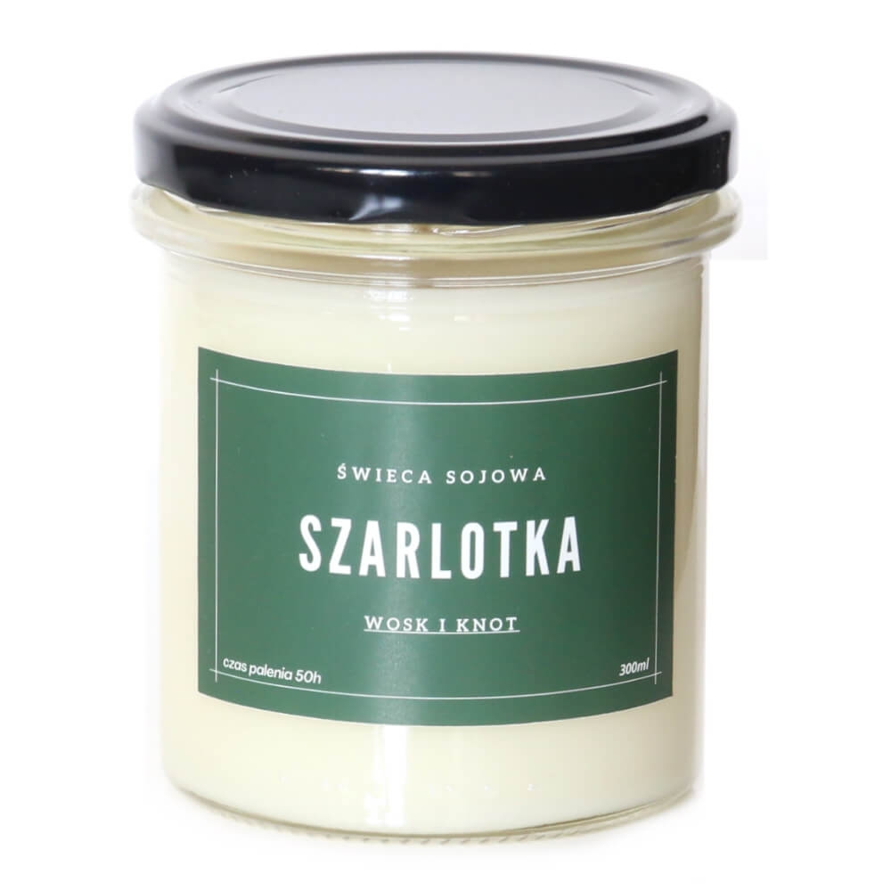 Wosk i knot Wosk i Knot Świeca Sojowa Szarlotka 7AA3-44360