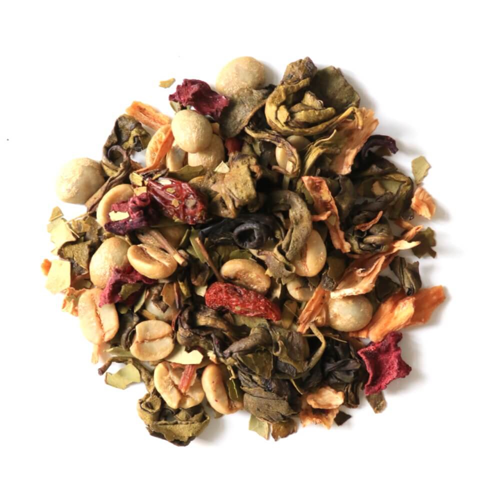 ﻿Najlepsza liściasta herbata zielona SIŁA fit mate Goji Acai hibiskus 150g