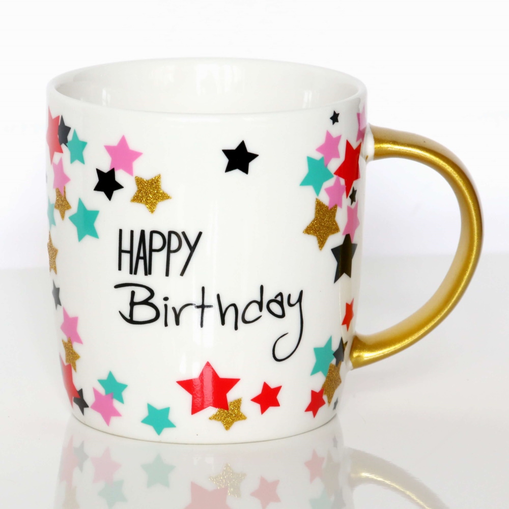 Zdjęcia - Kubek  Happy Birthday w boxie prezentowym – prezent upominek na urodziny z