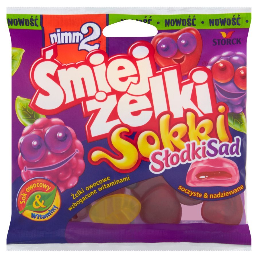 nimm2 Śmiejżelki Sokki Słodki Sad 90g