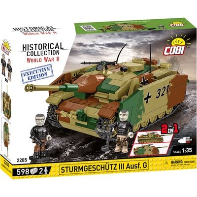 Klocki plastikowe COBI Historical Collection World War II Sturmgeschutz III Ausf.G COBI-2285 | Bezpłatny transport
