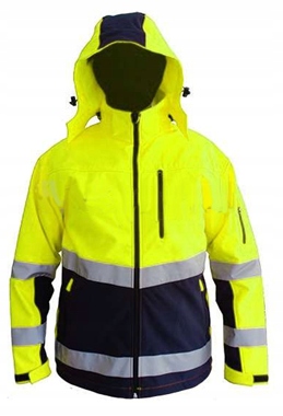 Wodoodporna kurtka robocza Odblaskowa Softshell