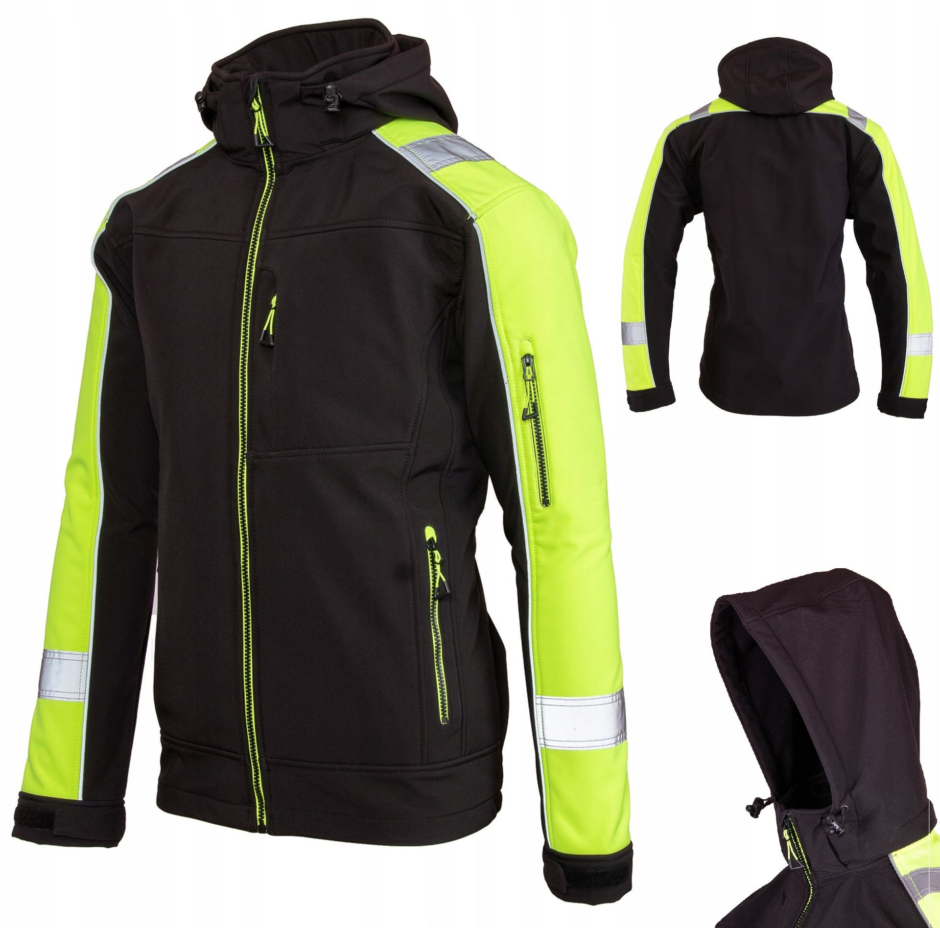 Kurtka robocza Softshell Rival Odblaskowy Hi-VIS