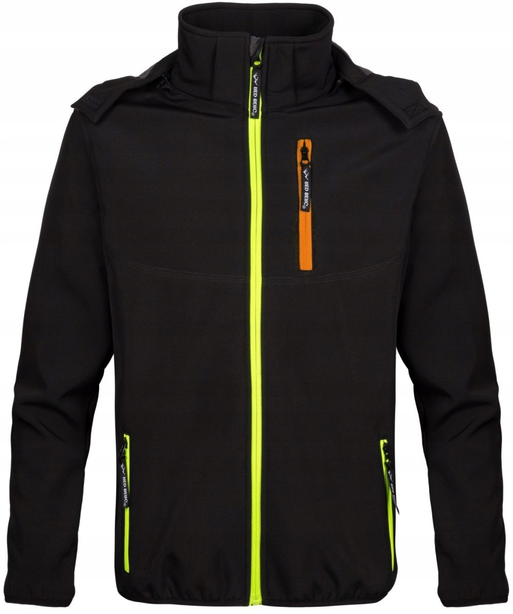 Softshell męski kurtka robocza Wodoodporna męska z Kapturem Redberg r. XL