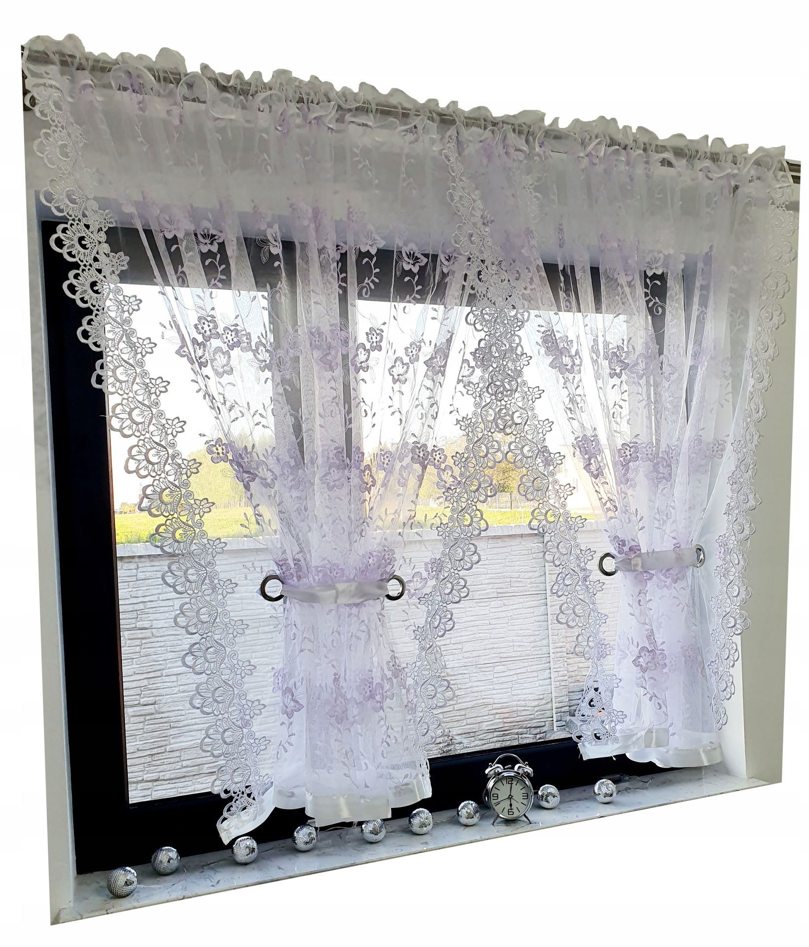 Firana Firany 400 x 150 CM Gotowe Firanki Gipiura