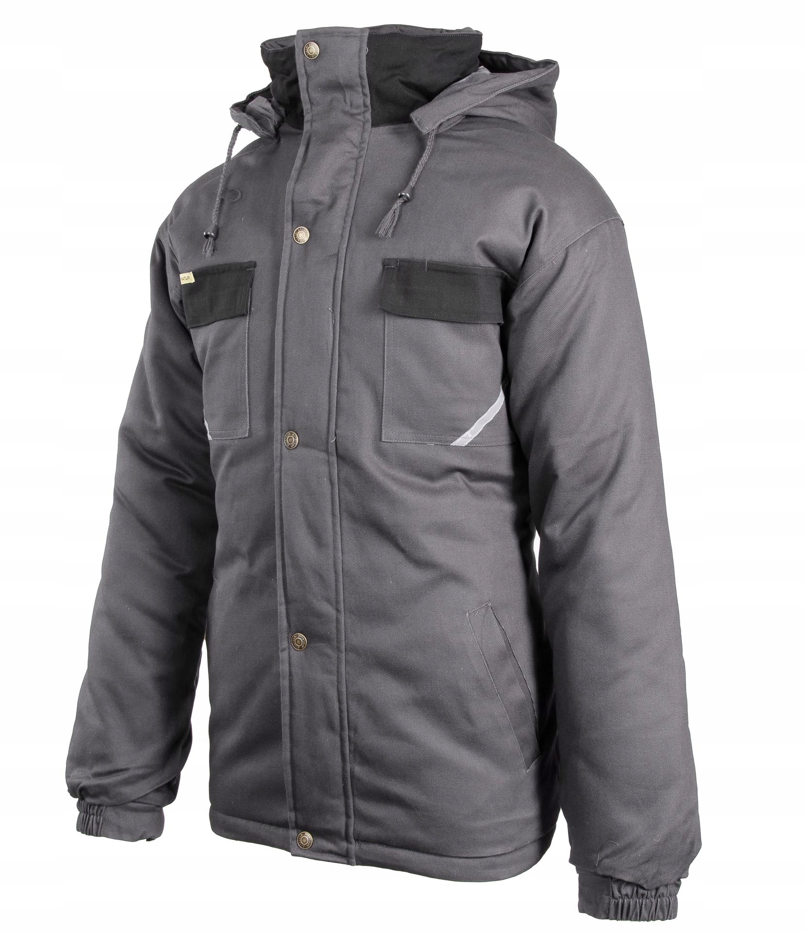 Kurtka robocza Zimowa Ocieplana Odblaski Bawełna